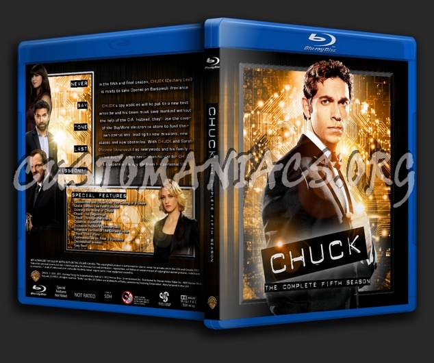 Chuck - Season 5 blu-ray cover