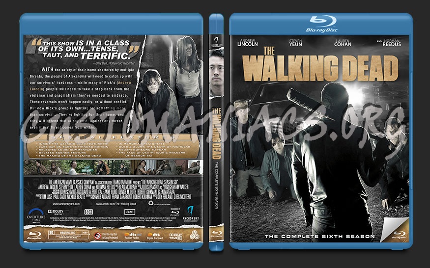 The Walking Dead Season 6 blu-ray cover