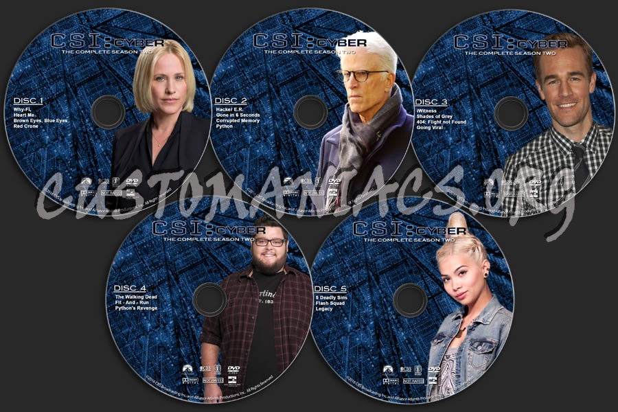 CSI: Cyber - Season 2 dvd label