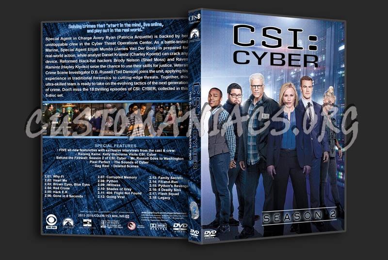 CSI: Cyber - Season 2 dvd cover