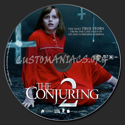 The Conjuring 2 blu-ray label