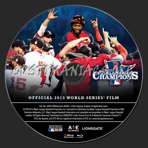 Official 2013 World Series Film blu-ray label