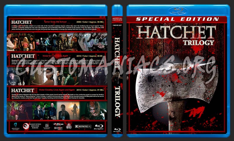 Hatchet Trilogy blu-ray cover