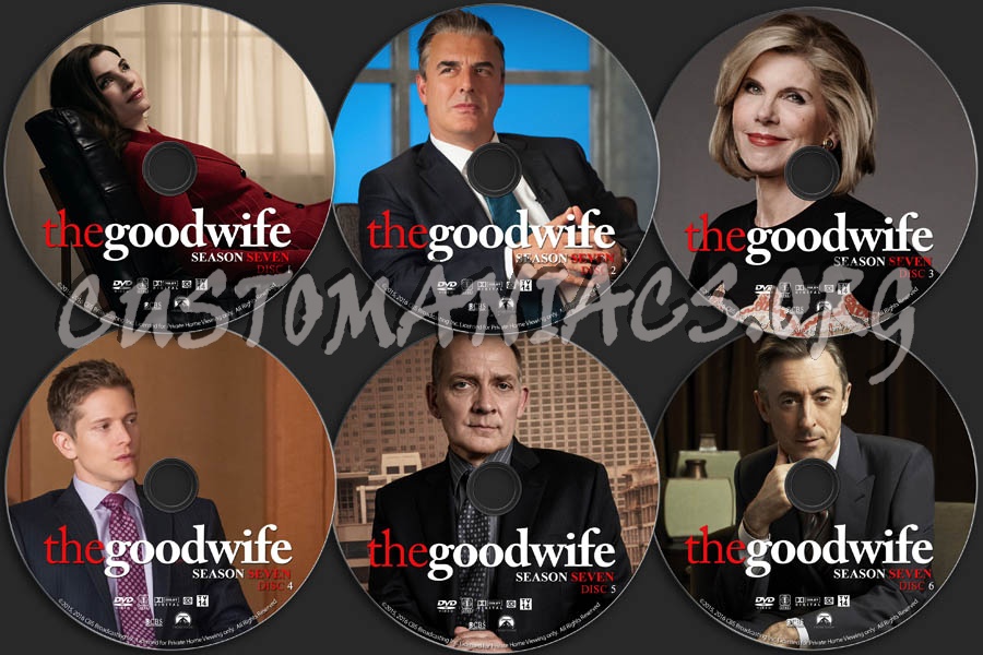 The Good Wife - Season 7 dvd label