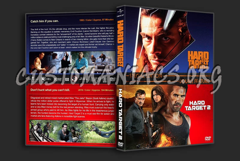 Hard Target Double Feature dvd cover