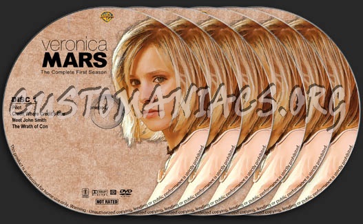 Veronica Mars - Season 1 dvd label