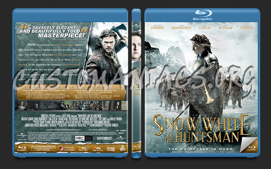 Snow White and the Huntsman blu-ray cover