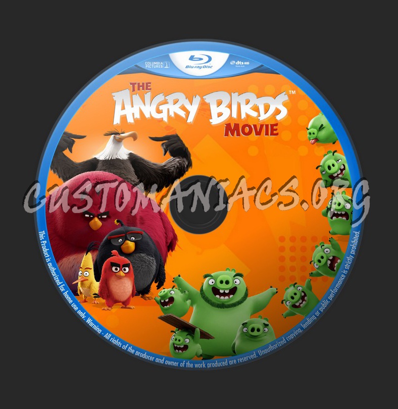 Angry Birds Movie blu-ray label - DVD Covers & Labels by Customaniacs ...
