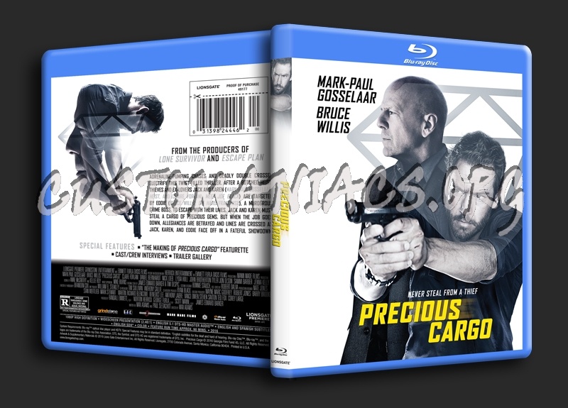 Precious Cargo blu-ray cover