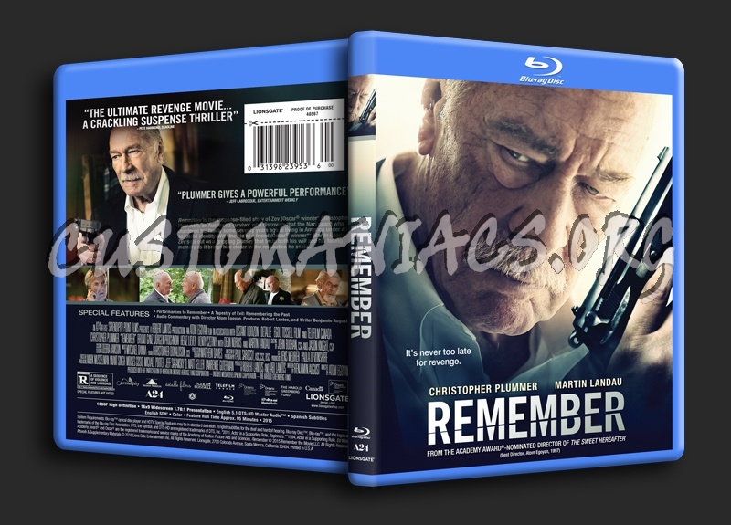 Remember dvd cover