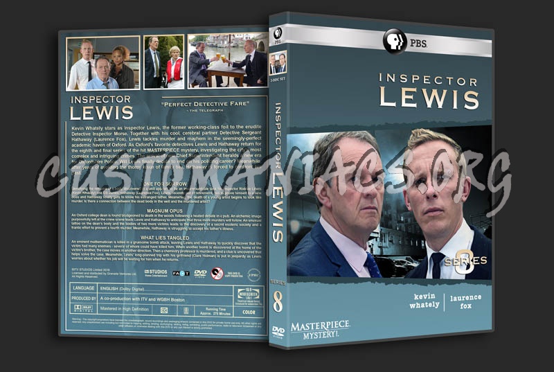 Inspector Lewis - Series 8 dvd cover