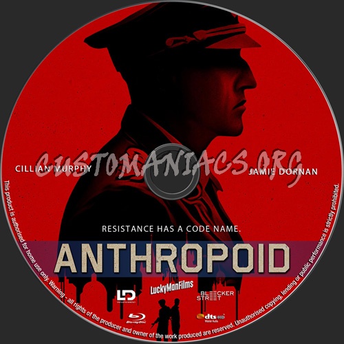 Anthropoid blu-ray label