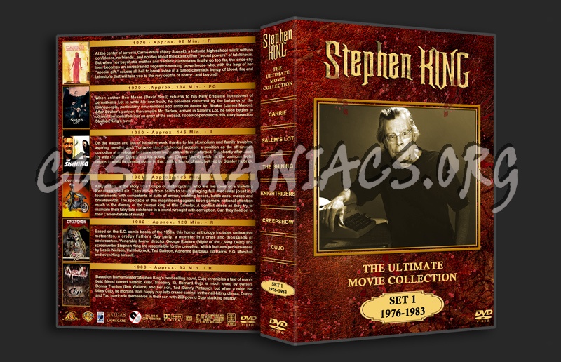 Stephen King: The Ultimate Collection - Set 1 (1976 - 1983) dvd cover