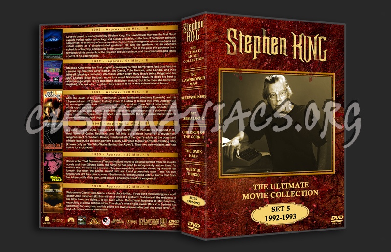 Stephen King: The Ultimate Collection - Set 5 (1992 - 1993) dvd cover