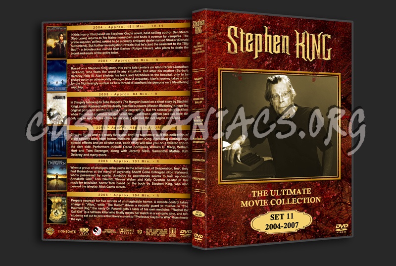 Stephen King: The Ultimate Collection - Set 11 (2004 - 2007) dvd cover