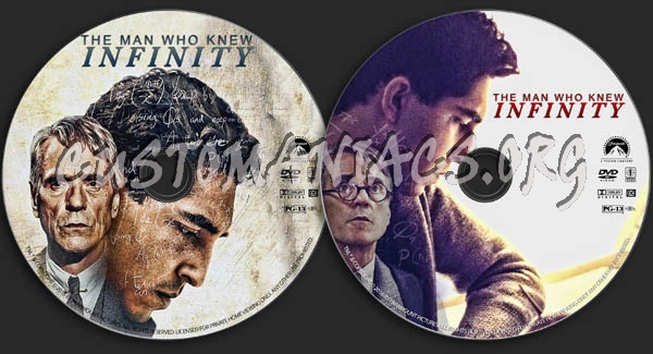 The Man Who Knew Infinity dvd label