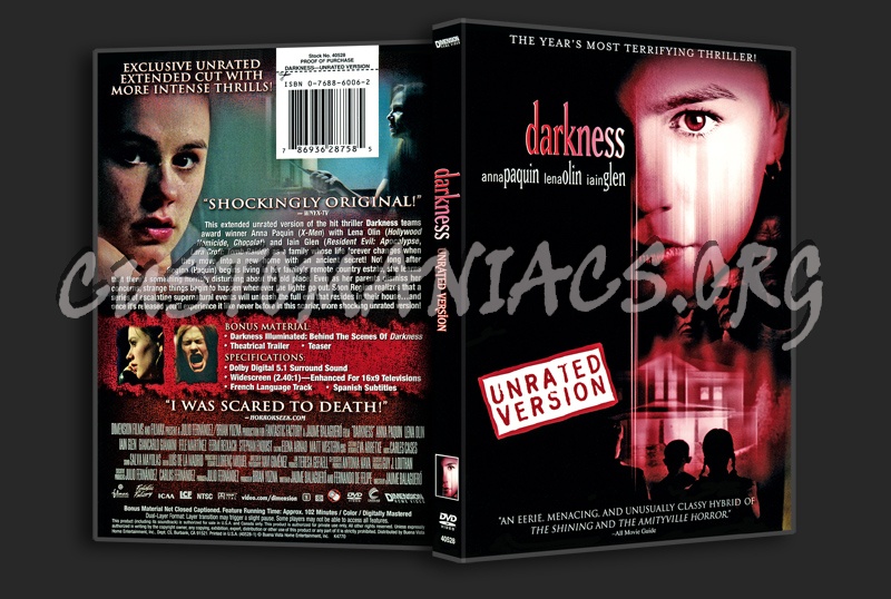 Darkness dvd cover