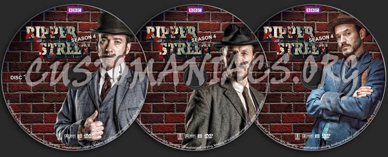 Ripper Street - Season 4 dvd label