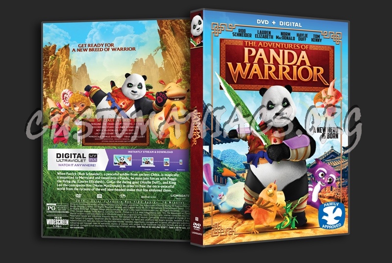 The Adventures of Panda Warrior dvd cover