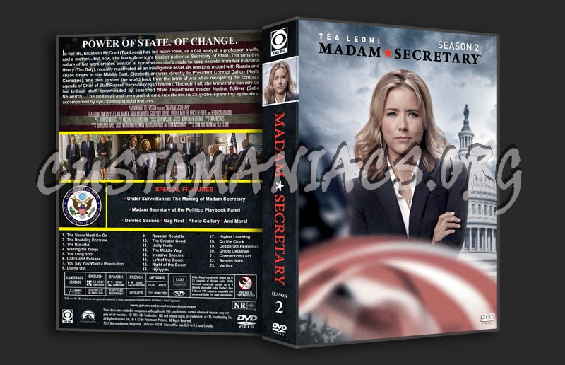 Madam Secretary - Season 2 dvd cover