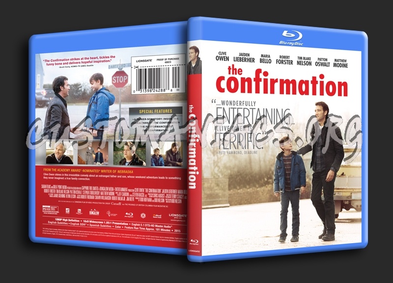 The Confirmation blu-ray cover