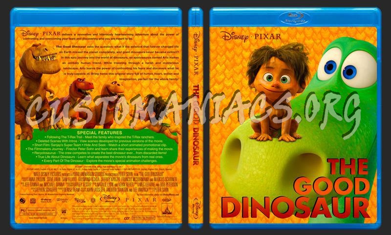 The Good Dinosaur blu-ray cover