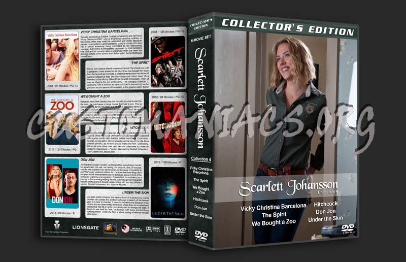 Scarlett Johansson Collection 4 dvd cover