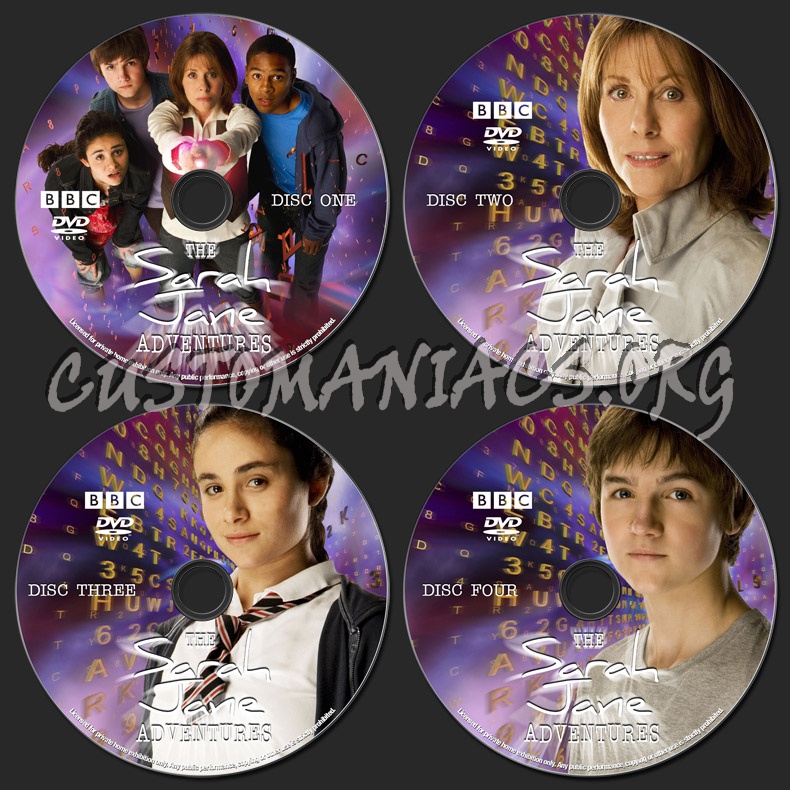 The Sarah Jane Adventures dvd label