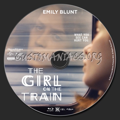 The Girl On The Train (2016) blu-ray label