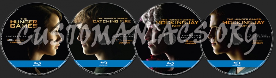 The Hunger Games blu-ray label