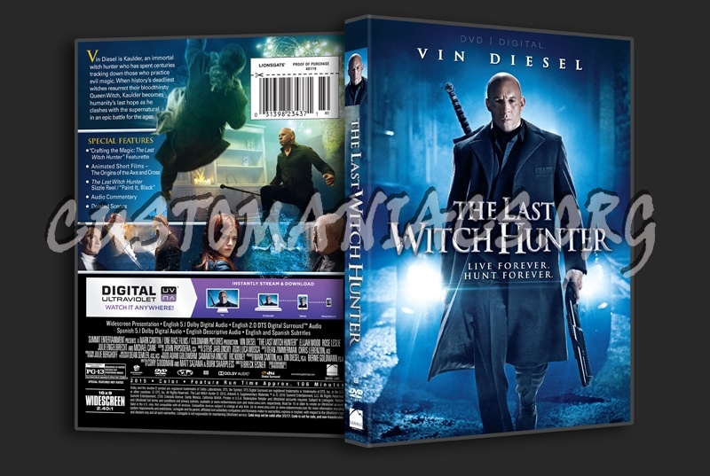 The Last Witch Hunter dvd cover