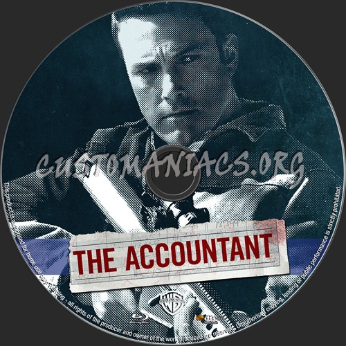 The Accountant blu-ray label