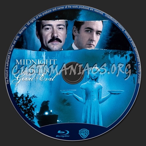 Midnight in the Garden of Good & Evil blu-ray label