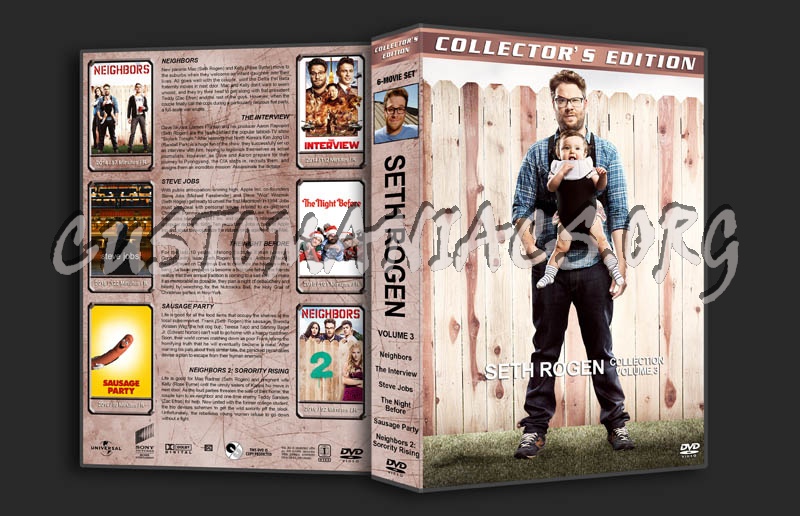 Seth Rogen Collection - Volume 3 (2014-2016) dvd cover