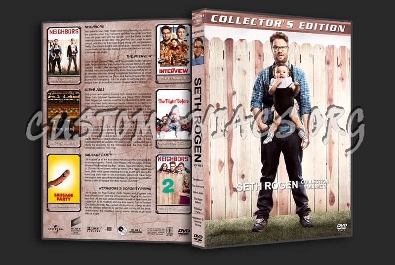 Seth Rogen Collection - Volume 3 (2014-2016) dvd cover