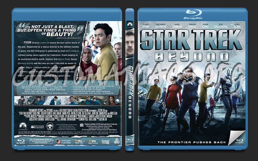 Star Trek Beyond blu-ray cover - DVD Covers & Labels by Customaniacs ...