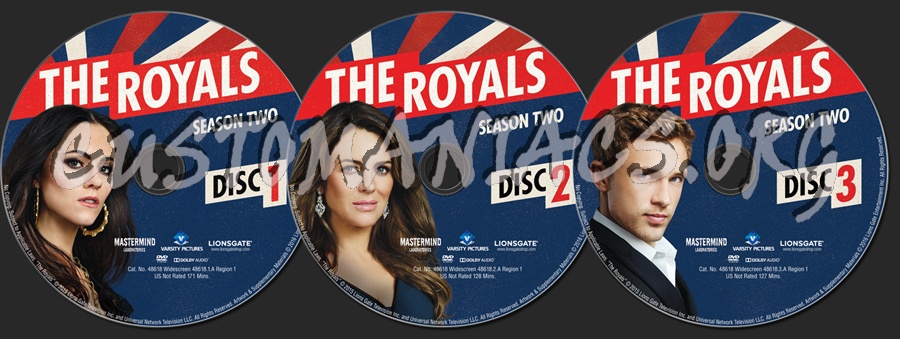 The Royals Season 2 dvd label