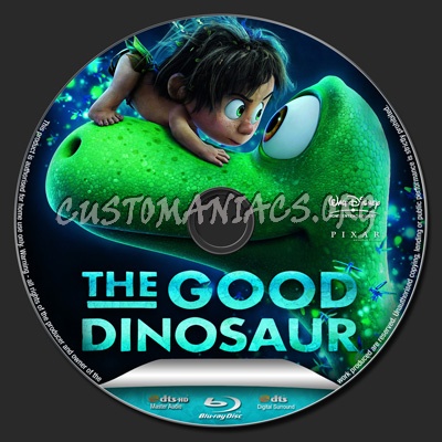 The Good Dinosaur blu-ray label