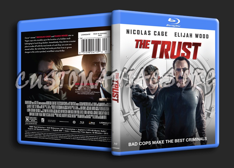 The Trust blu-ray cover