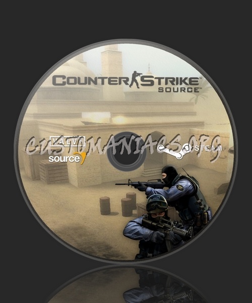 Counter-Strike Source PC dvd label