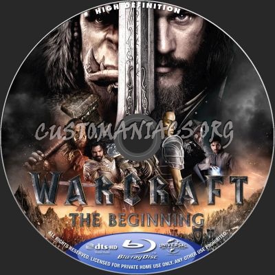 Warcraft blu-ray label