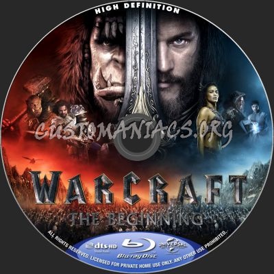 Warcraft blu-ray label