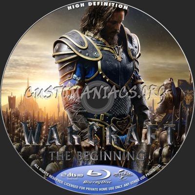 Warcraft blu-ray label