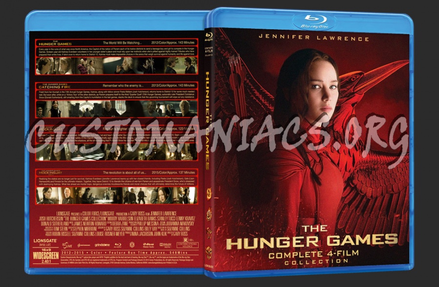 The Hunger Games Collection blu-ray cover