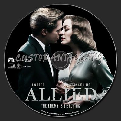 Allied blu-ray label