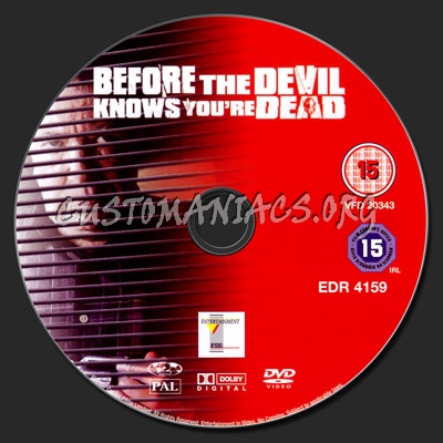 Before the Devil Knows You're Dead dvd label