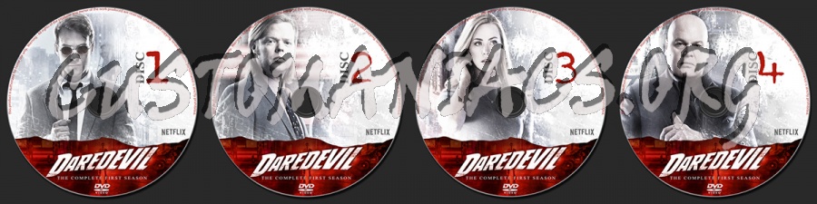 Daredevil Season 1 dvd label