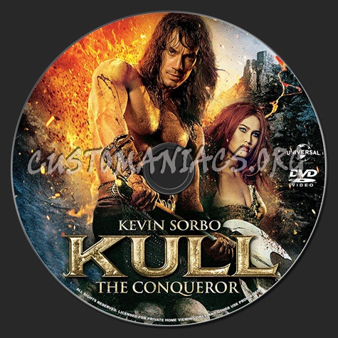 Kull the Conqueror dvd label