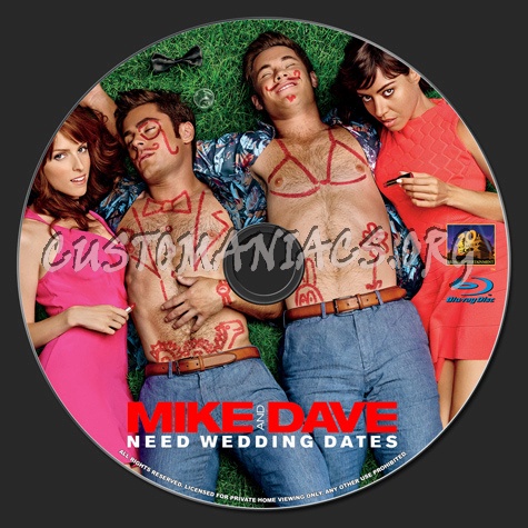 Mike and Dave Need Wedding Dates blu-ray label