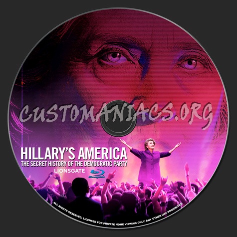 Hillary's America The Secret History of the Democratic Party blu-ray label